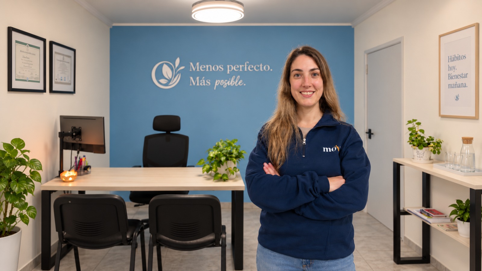Equipo de nutrición MOVE en el consultorio